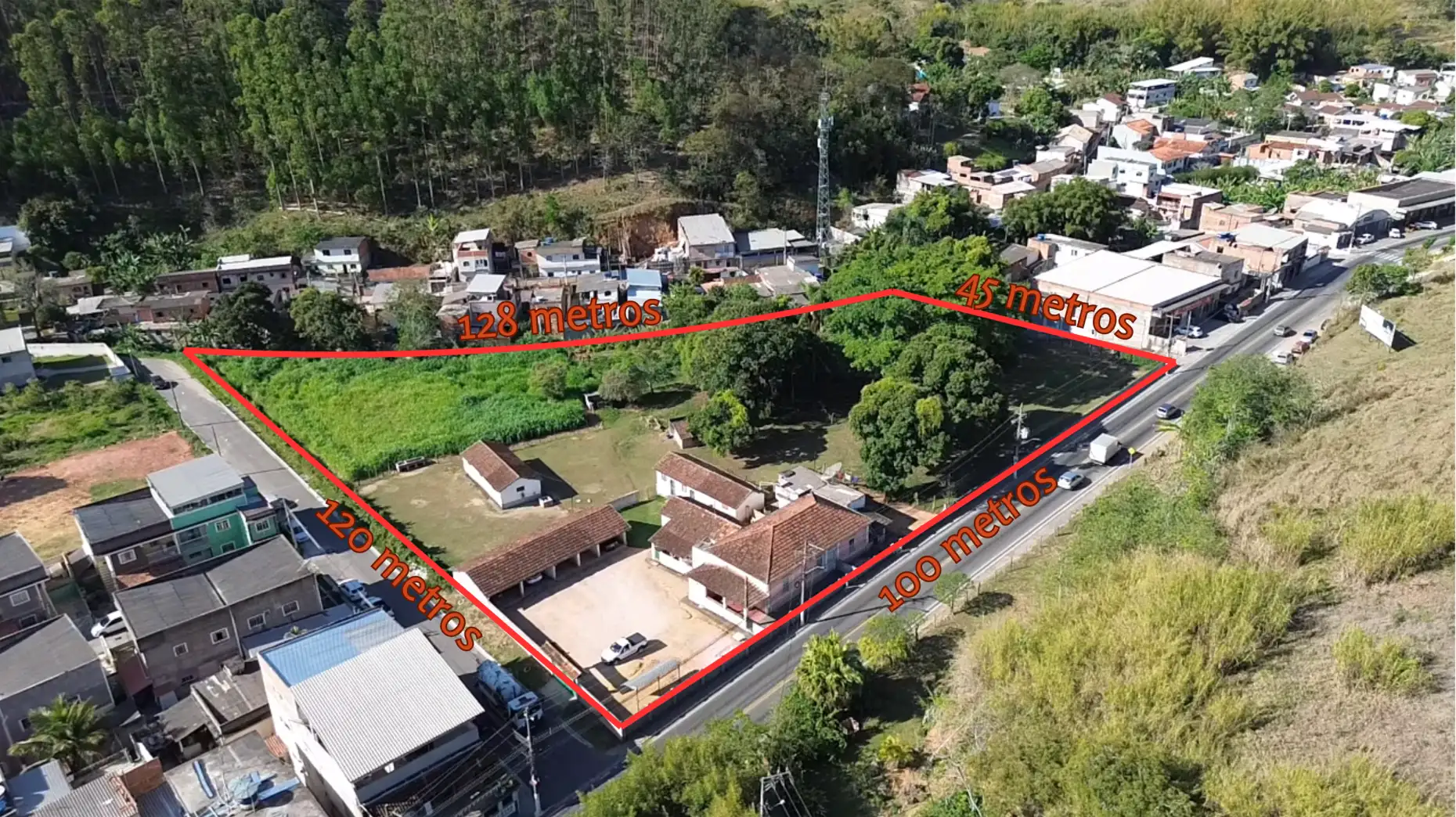 Terreno 8.170m² para venda no bairro Chacrinha