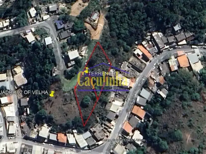 Terreno 365m² para venda no bairro Oficinas Velhas